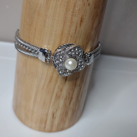 Cute Silver Tone Bracelet Or Anklet Just Under 9 Inches - Picture 6 of 13